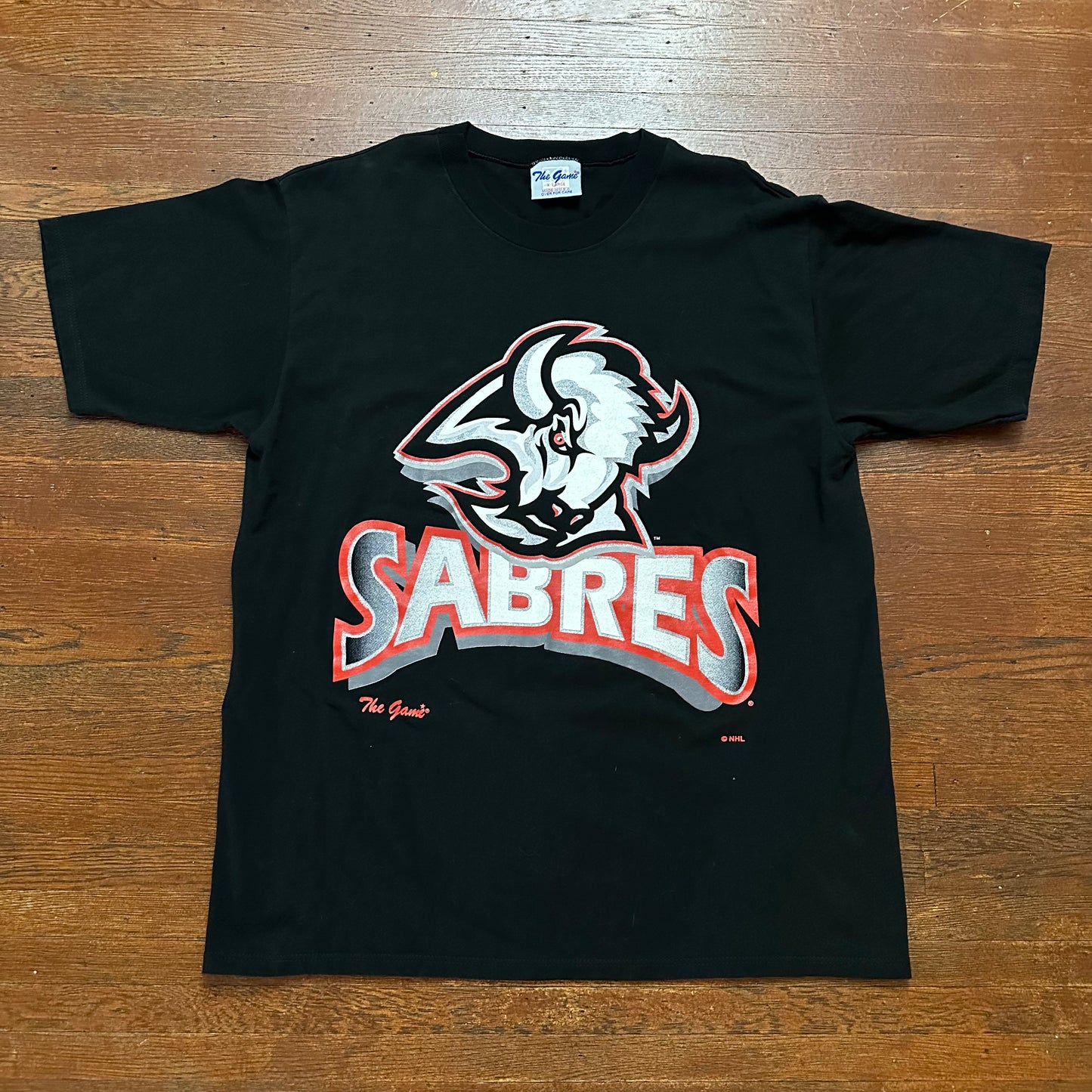 Vintage 1990s Buffalo Sabres Goathead Shirt Size XL