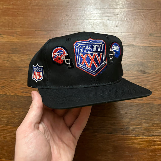 Vintage 1990s Buffalo Bills Super Bowl XXV SnapBack Hat NWOT