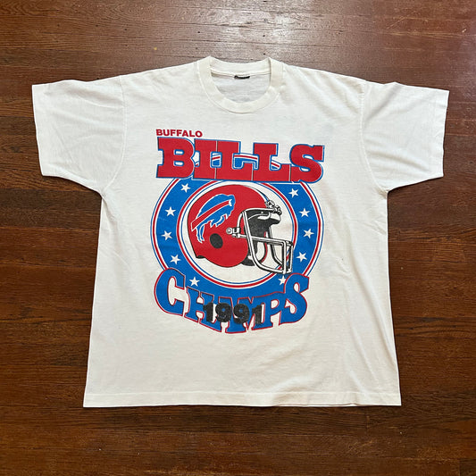 Vintage 1990s Buffalo Bills Super Bowl Champions Shirt Size XL RARE