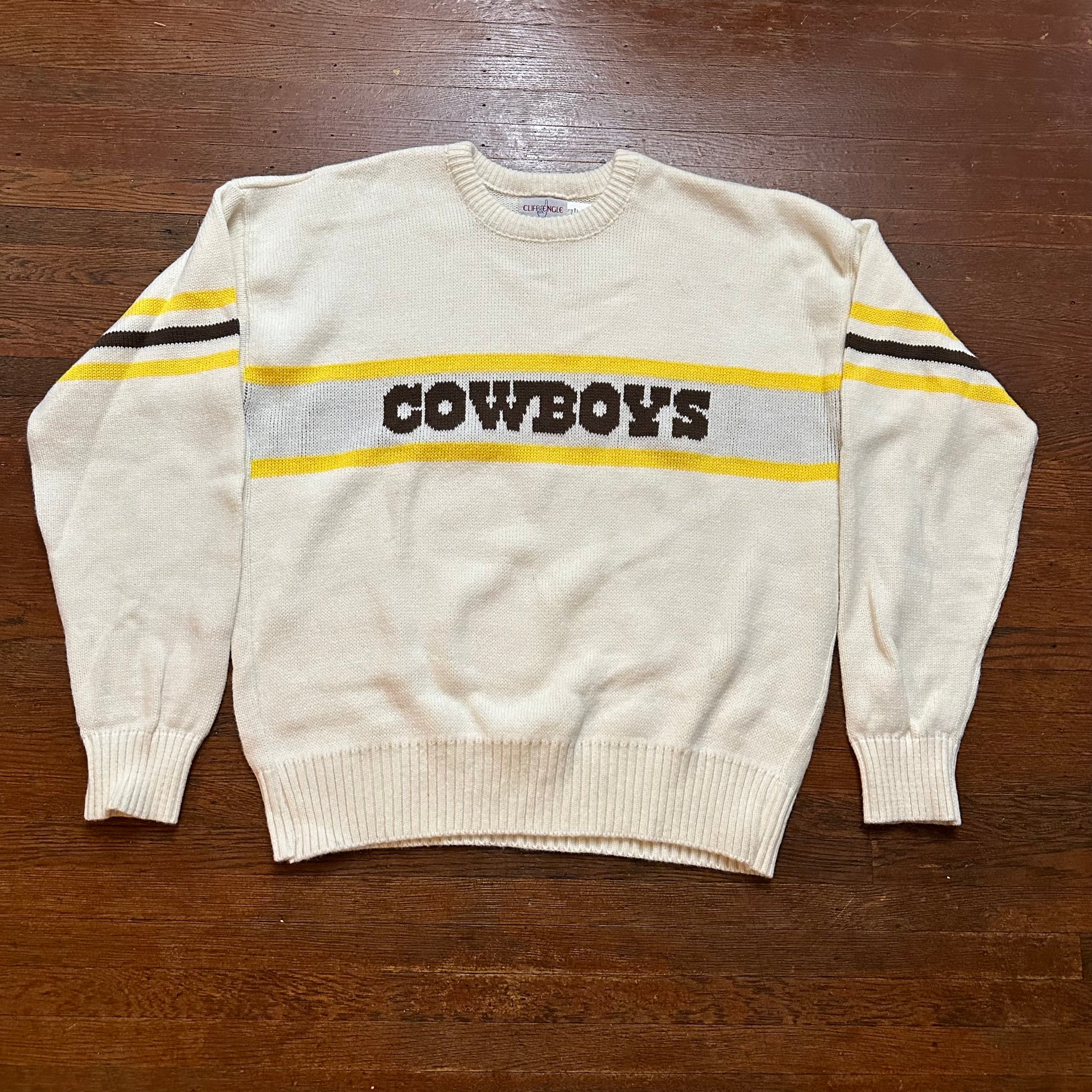 Cliff engle cowboys sweater cheap